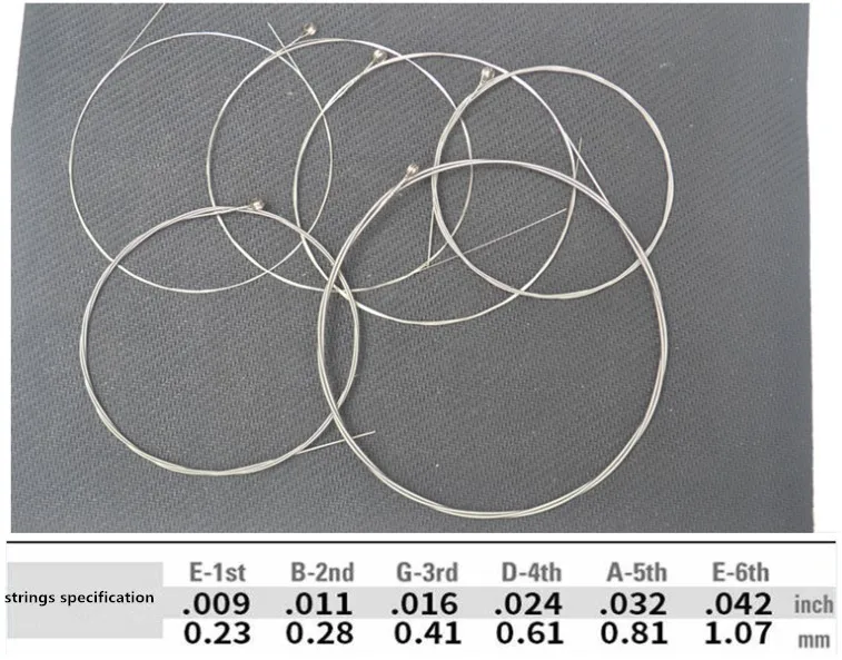 Струны для электрогитары один комплект 1 6 струн одного набора|Детали и