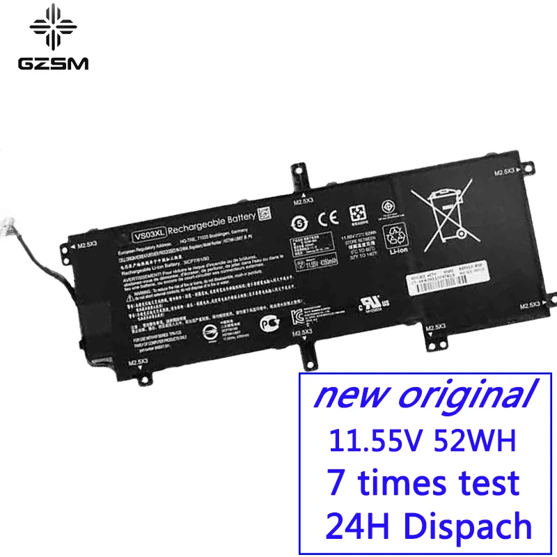 GZSM laptop battery VS03XL For HP Envy 15-as000 15-as100 for 15-as001ng (W6Z52EA) 15-as003ng | Компьютеры и офис