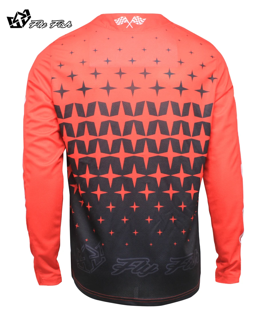 2018 FLY FISH RACING SE AIR jerseys MEGABURST Майки для велоспорта moto cross sombra dos homens bike martin mtb mx |