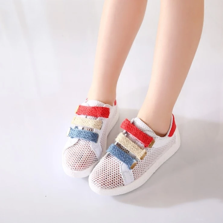 Топ продаж детей shoes девушки кроссовки 2017 летние новых мальчиков дышащая спорт