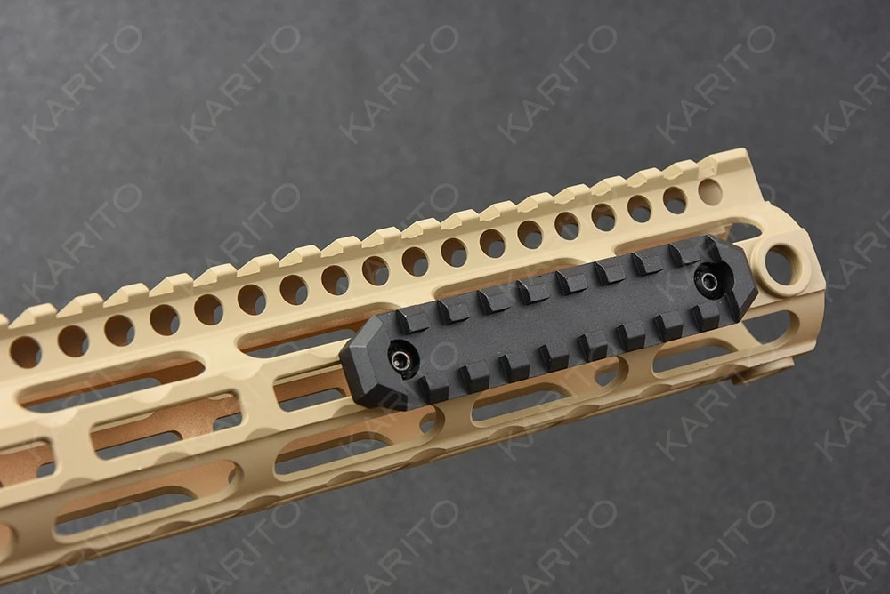 Cnc m-lok 9 слотов рельсовая панель Пикатинни Вивер поручень боковая