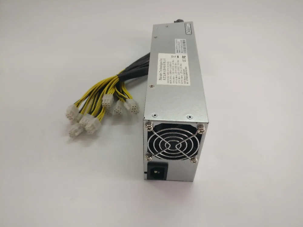 Б/у BITMAIN APW3 1600 Вт BTC LTC DASH ETH Miner источник питания для ANTMINER S9 S9i S9j T9+ Z9 Mini DR3 L3+ E3 X3 A9 Baikal X10 PSU