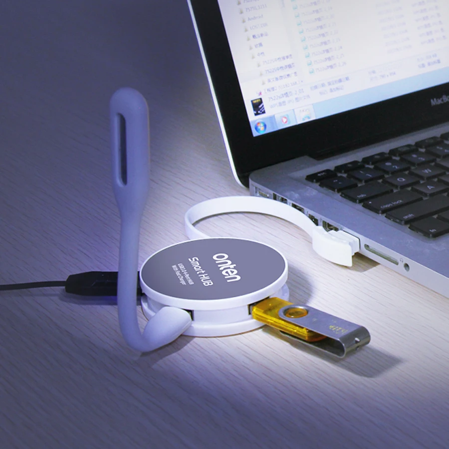 Onten 4 порта USB 3 0 сплиттер коммутатор с быстрым зарядным устройством для мобильных