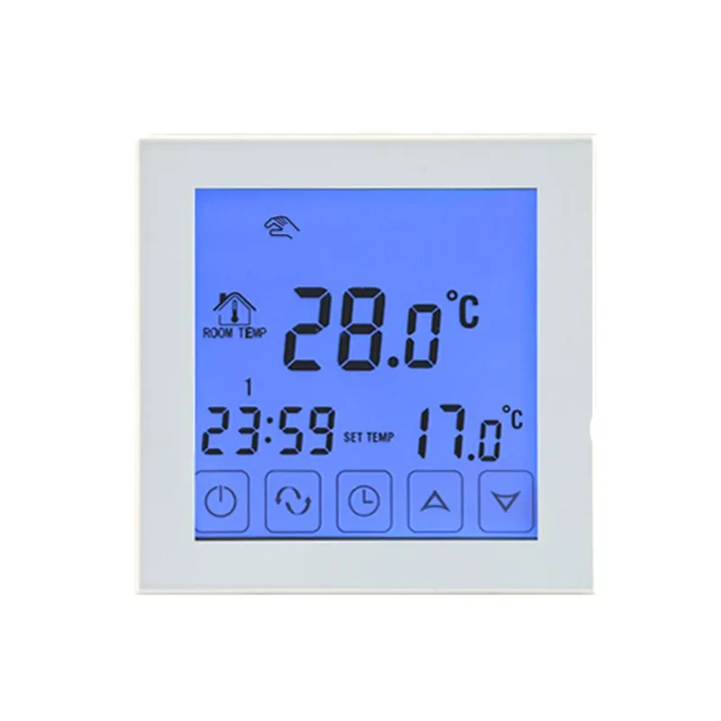 HY03BW программируемый lcd подогрев пола Цифровой комнатный термостат терморегулятор для газового настенного котла система отопления Горячая