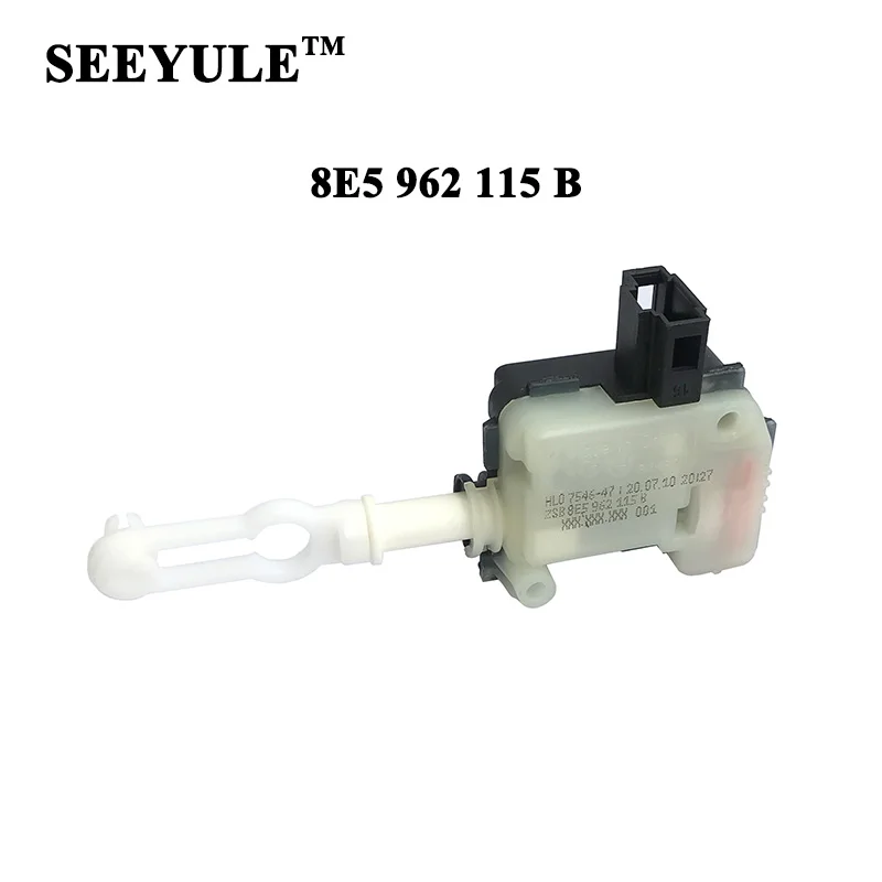 1 шт. SEEYULE 8E5 962 115B/8E5962115B багажник автомобиля освобождение блокировки привод замок багажника Servo Мотор для Audi A4 8E B6 S4(2002-2006 - Цвет: 8E5 962 115B