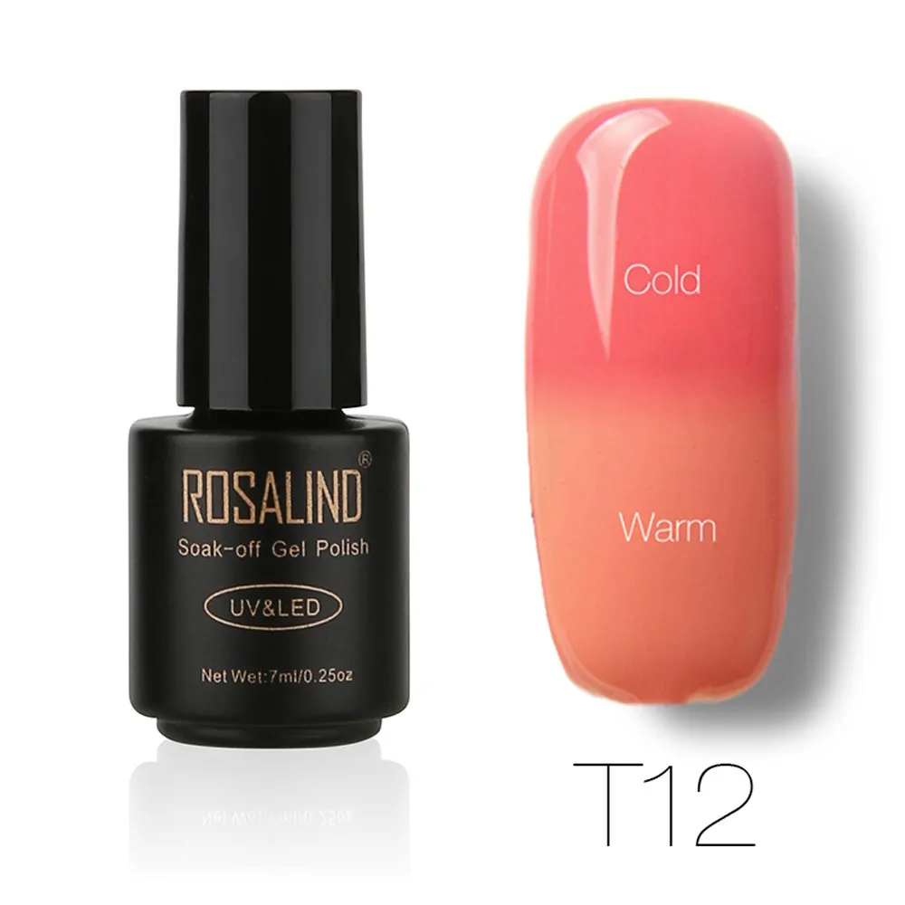 ROSALIND отмачиваемый лак для ногтей Цветной Гель УФ светодиодный Оптовая Продажа 2019