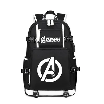 Мстители 4 эндшпиль рюкзак аниме Shield. Капитан Америка Мстители: эндгейм Косплей нейлоновая школьная сумка дорожные сумки