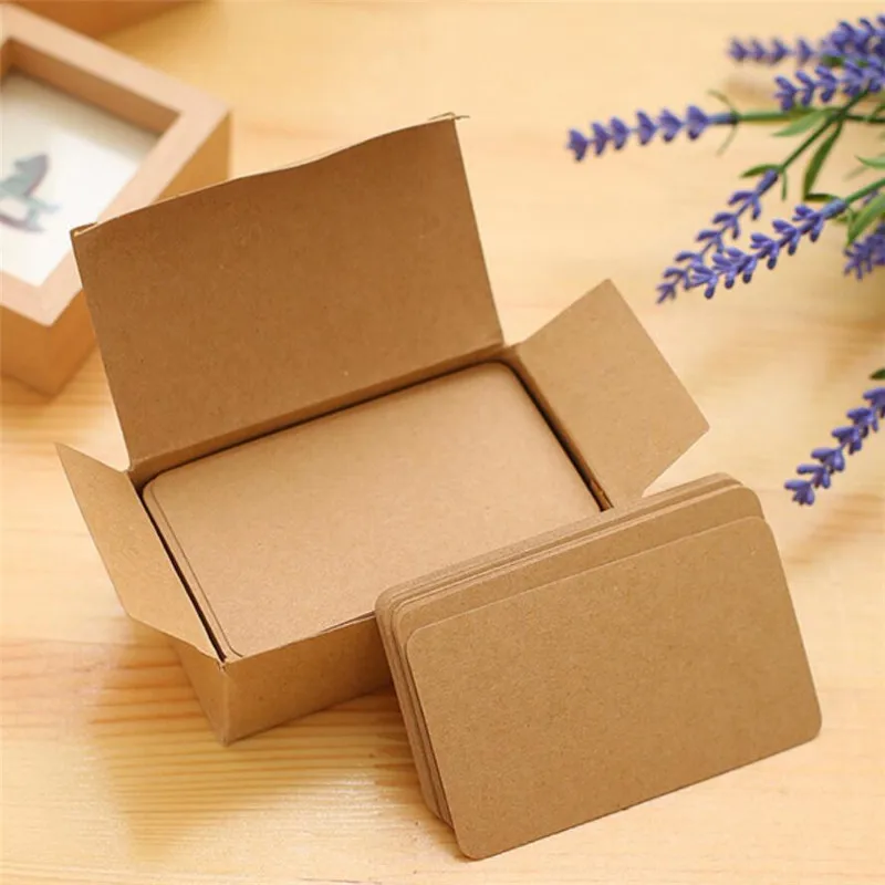 Kraft Paper DIY красочный лист цветной бумаги блокнот план липкая бумага для заметок поздравительные открытки блокноты Канцтовары офисный школьный подарок - Цвет: Kraft Paper
