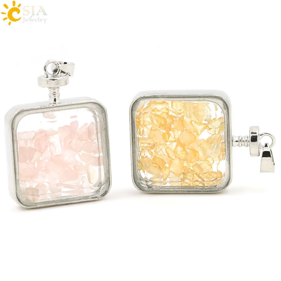 CSJA настоящий натуральный тигровый глаз розовый желтый Кварцевый Камень