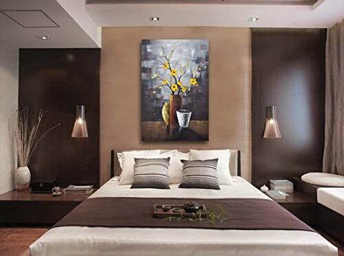 Тихая красота Современная 100% Ручная роспись Современные абстрактные цветы