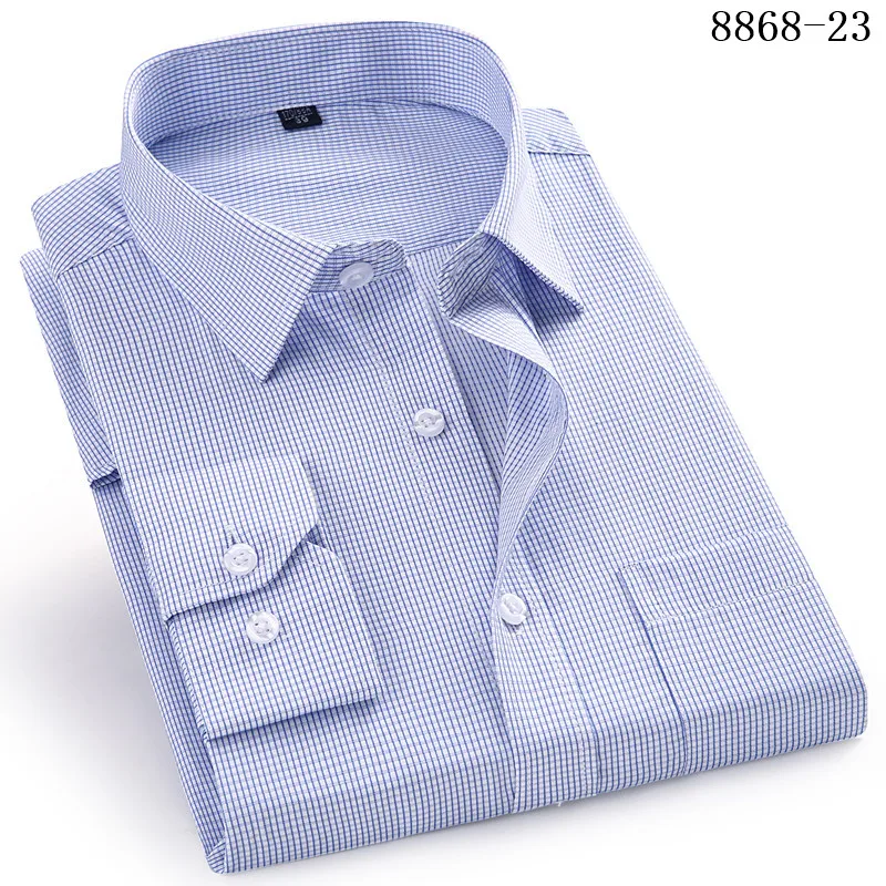 4XL 5XL 6XL 7XL 8XL большой размер мужская деловая Повседневная рубашка с длинными рукавами белая синяя Черная умная мужская деловая рубашка плюс