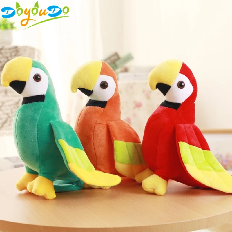 

20/25cm Cute Plush Rio Macaw Parrot Plush Toy Stuffed Doll Bird Baby Kids Children Birthday Gift Home Shop Decor