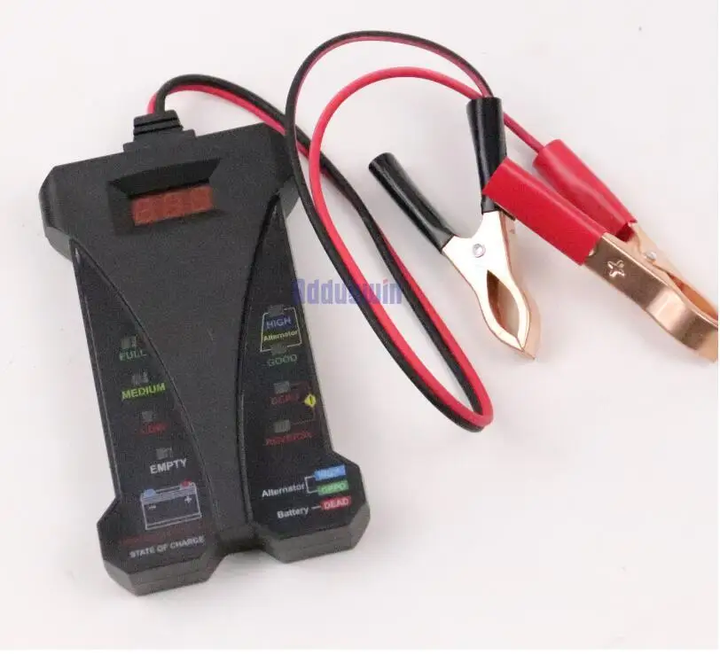 Горячая продажа 12 в умный автомобиль светодиодный дисплей Цифровой тестер