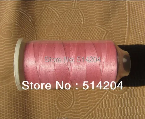 Вышитая нить из 100% полиэстера розового цвета светится в темноте 150D/2 4000M|polyester