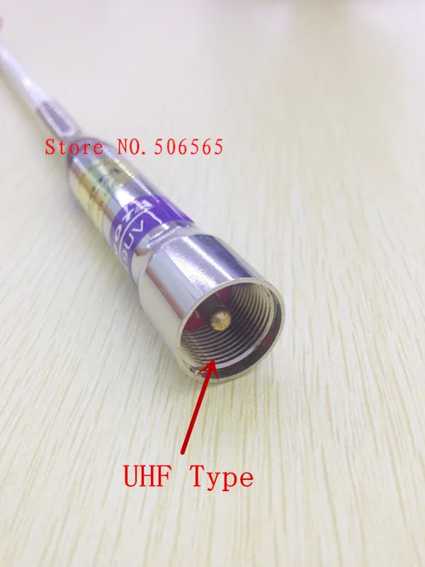 Kinпримечание стекловолокно UHF VHF Двухдиапазонная 144/430 МГц антенна для Kenwood Motorola Yaesu