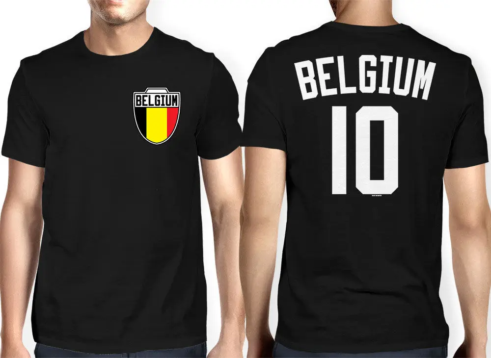

2019 Fashion Retro Summer Mens Print T-Shirt Belgium Soccers Footballer Sporter Crest Country T Shirt