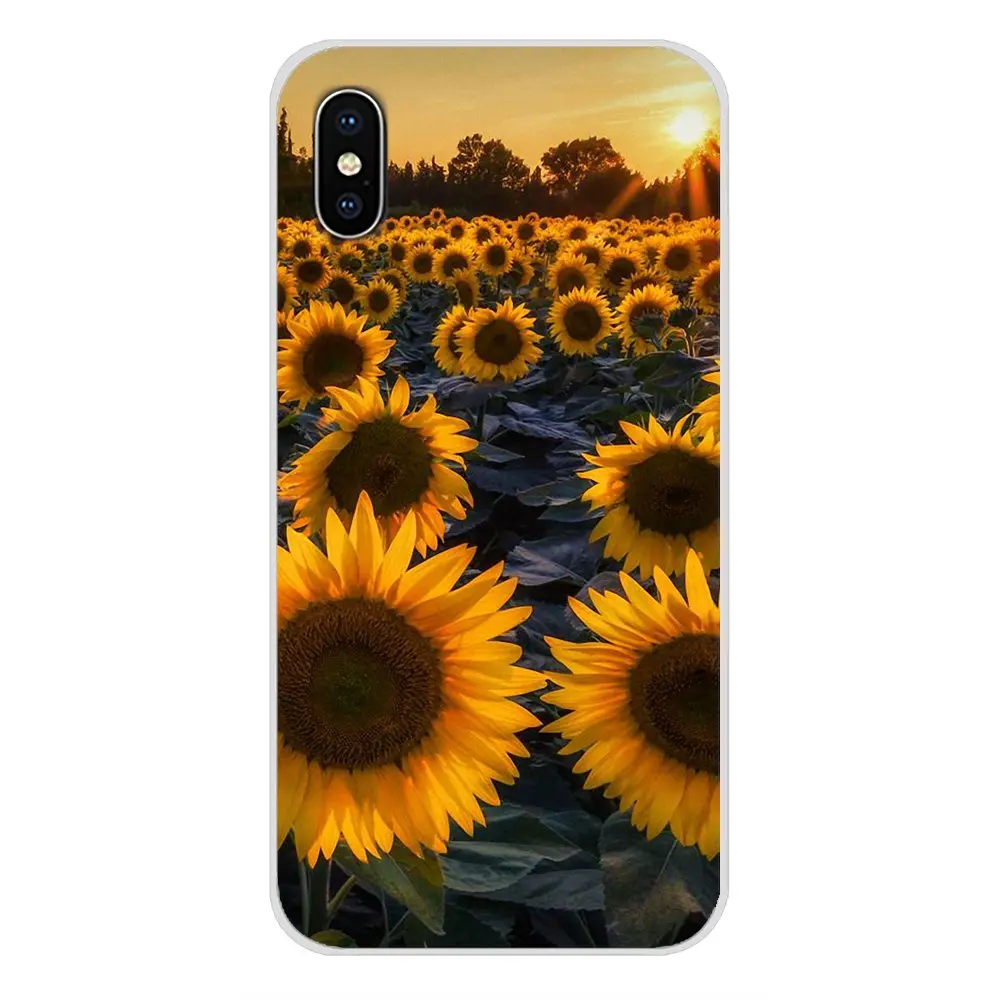 Accessories Phone Cases Covers Peony Sunflowe Flower For Huawei P Smart Mate Honor 7A 7C 8C 8X 9 P10 P20 Lite Pro Plus | Мобильные