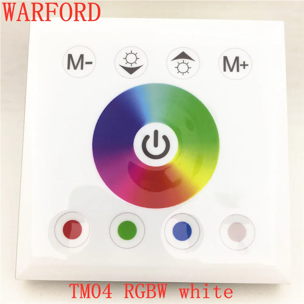 DC12V 24V RGB/RGBW одноцветная настенная сенсорная панель контроллер стеклянная диммер