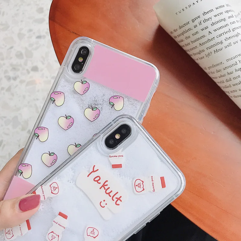 Корейский Быстросохнущий чехол для телефона iPhone Xr X XS MAX модный розовый