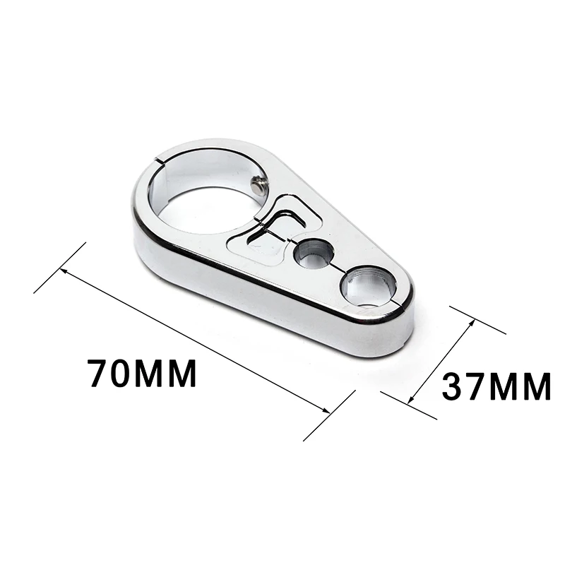 Triclicks CNC зажимы для тормозного кабеля мотоцикла " 25 мм Универсальная рама для руля сцепления кабель держатель тормозной линии зажим черный хром