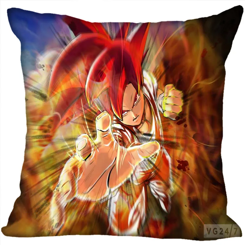 На заказ из аниме Goku наволочки dragon ball Z квадратная наволочка Рождественская Наволочка на молнии наволочка 40*40 см, 45*45 см(с одной стороны - Цвет: Pillowcase 19
