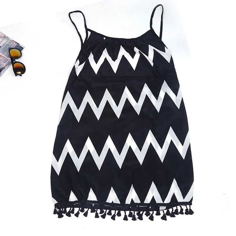 Yzfrks 2017 Для женщин пикантные чулок мини платье с кисточкой для девочек модные