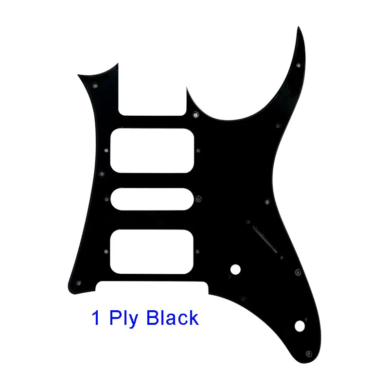 1 Ply Black Pleroo пользовательские гитарные части-для MIJ Ibanze GRG 250 гитары накладки HSH хамбакер Пикап царапины пластины Замена - Цвет: 1 Ply Black