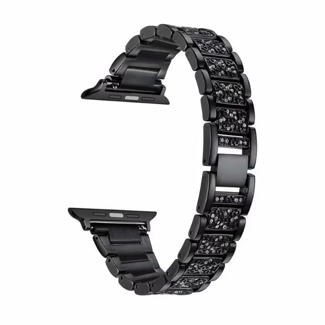 Для Apple Watch 4 наручный браслет Роскошный Кристалл Алмаз iWatch ремешок сменный ремешок для Apple Watch серии 1 2 3 38-42 мм