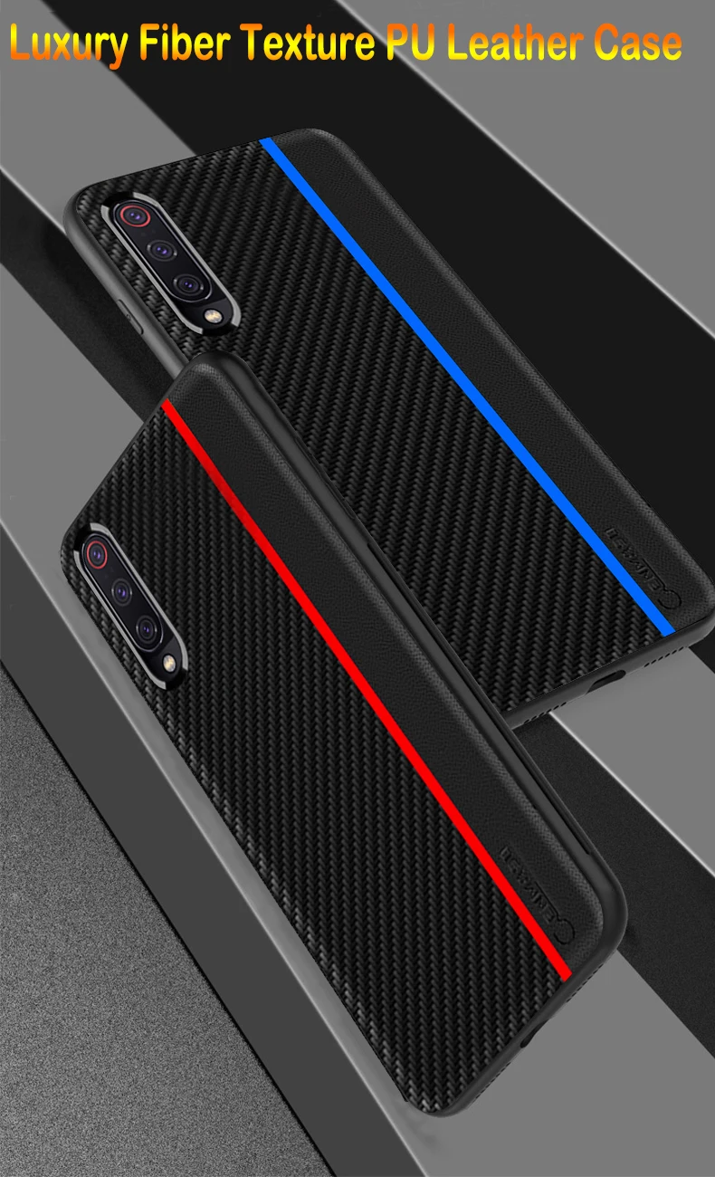 Для Xiaomi mi 9 Lite чехол из углеродного волокна с рифленой поверхностью для Xiaomi mi 9 Pro SE 8 CC9 CC9e A2 A3 Lite F1 Red mi 6A 7A 8A чехол