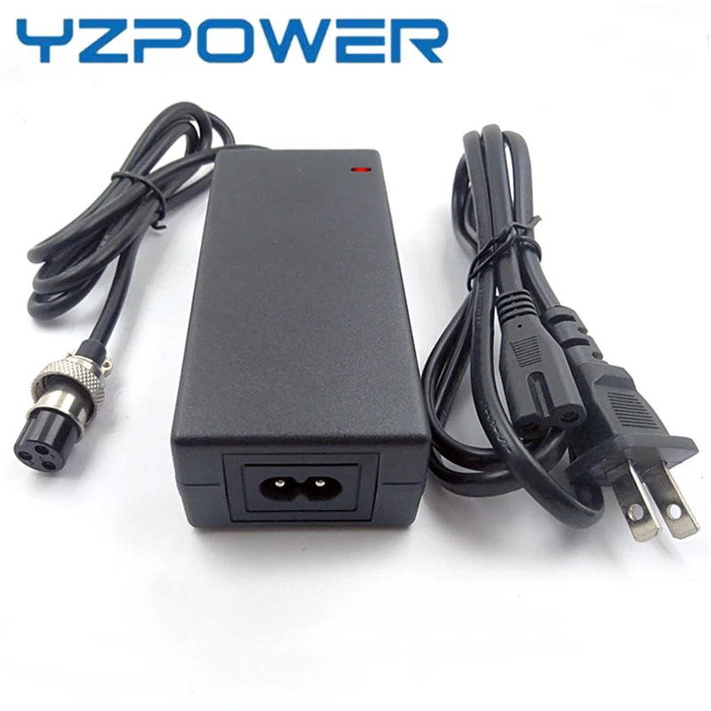 

YZPOWER 63V 1A 15S Lithium Battery Charger For Xiaom Smart Scooter Ninebot Skateboard Scooter Lypomer Battery