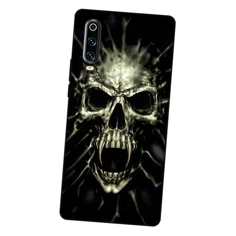 P175 Reaper Черный силиконовый чехол для Huawei P8 P9 P10 P20 P30 Lite Pro P Smart Plus 2017 2019 |