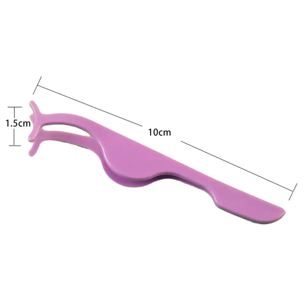 

1pc False Eyelash Tweezers Fake Eye Lash Applicator Eyelash Extension Curler Nipper Auxiliary Clip Clamp Makeup Forceps Tools