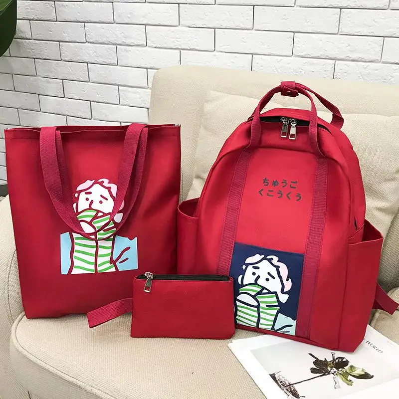 Red Boy Модный рюкзак, летний женский рюкзак, школьная сумка для девочек-подростков, рюкзак Mochilas, женский рюкзак через плечо, сумка - Цвет: Red Boy