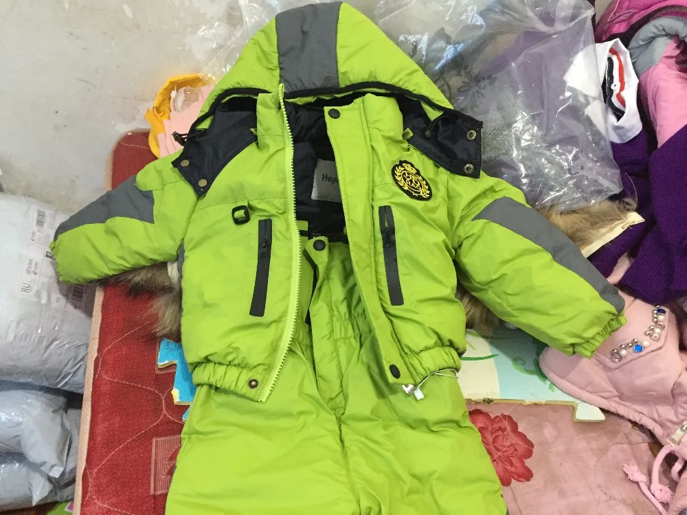 

The baby down jacket suits