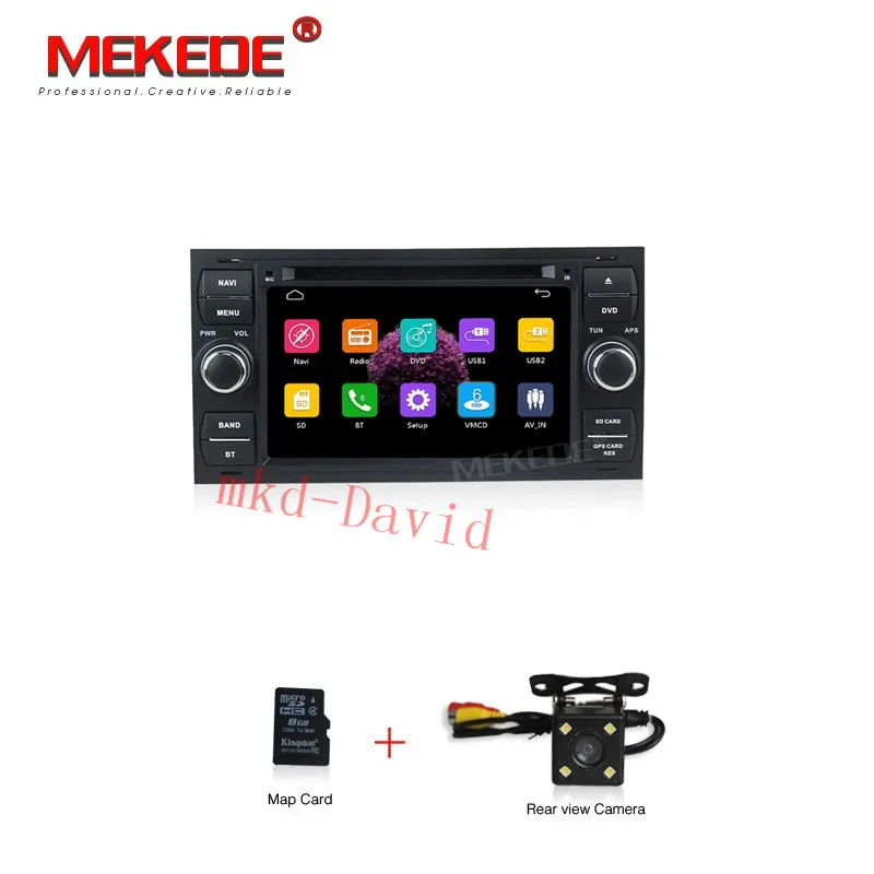2 Din 7 дюймов DVD плеер автомобиля для Ford/Focus/Mondeo/Transit/C MAX/Fiest с gps навигации радио Bluetooth