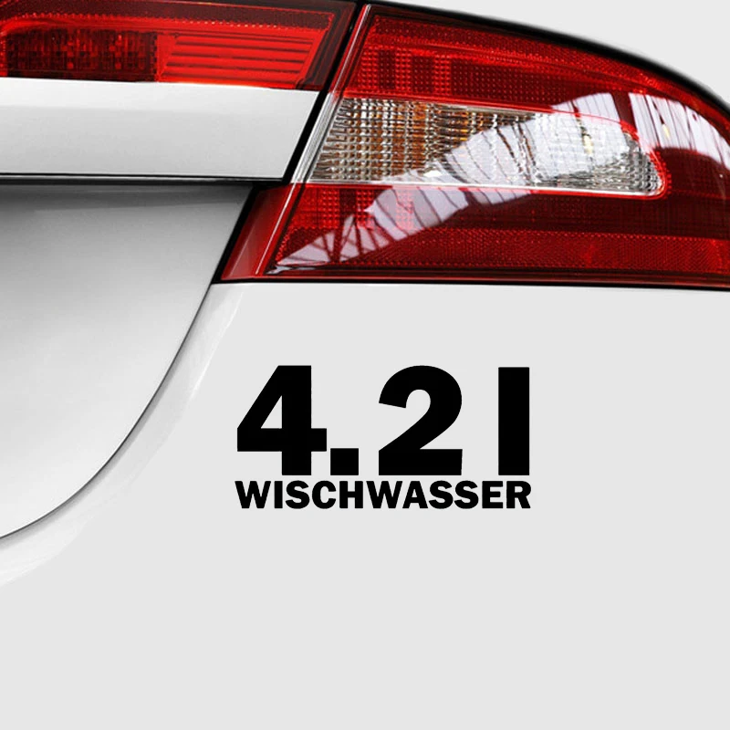 Стикеры wischwassr для тюнинга на литр 15 х7 см 4 2 л стикеры автомобиля интересные