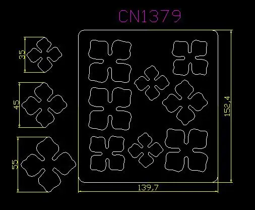 Цветок cn1379 muyu резки новая деревянная форма штампы для скрапбукинга Thickness