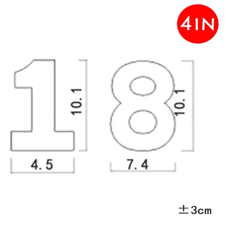 1 and 8(2Num 4inch) Для домашних животных на возраст от 0 до 8 цифр форма для выпечки инструменты для украшения торта на день рождения дизайн формы для выпечки инструменты для выпечки 4/6/8/10/12 дюймов - Цвет: 1 and 8(2Num 4inch)