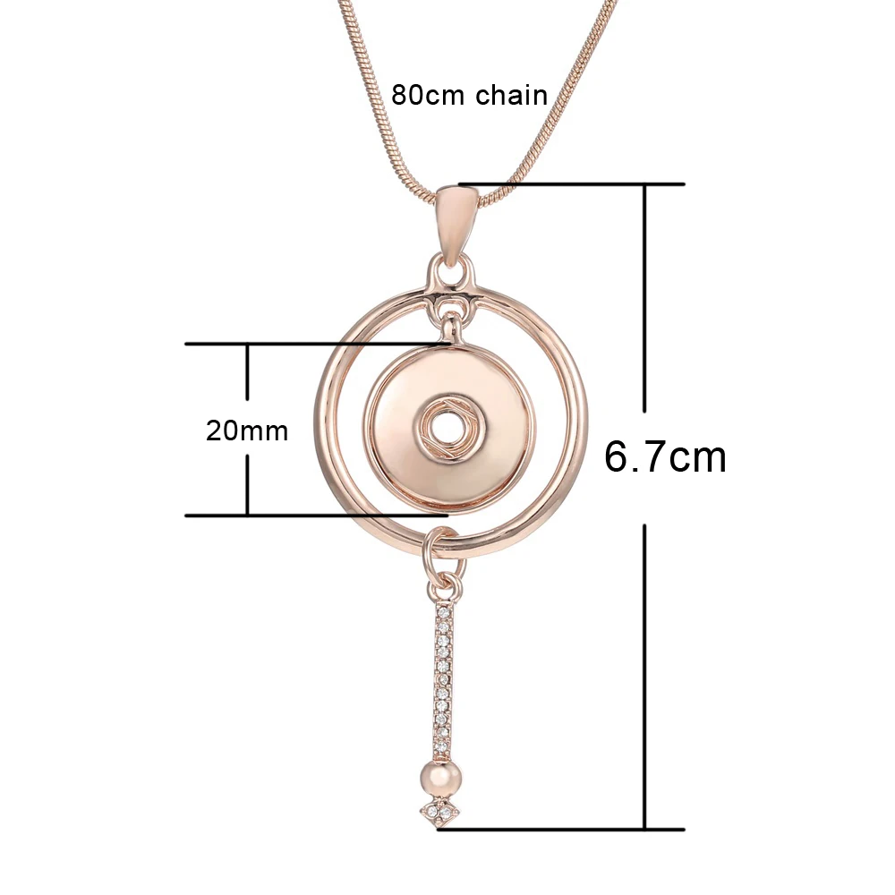 Женское колье с подвеской Legenstar из розового золота и змеиной кожи|fashion jewelry|jewelry