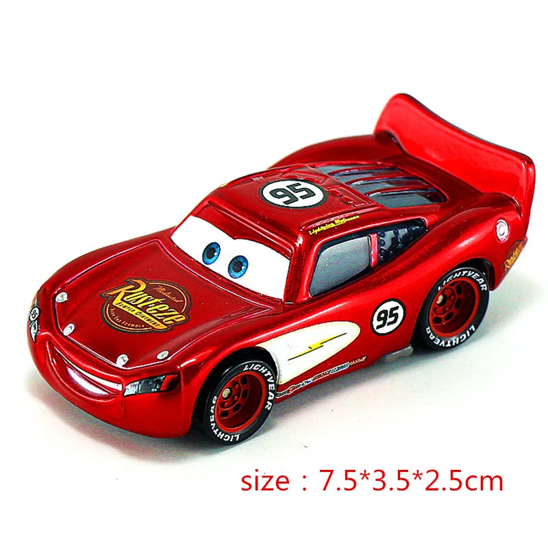 Disney тачки из сплава, модель автомобиля, игрушечный автомобиль 1:55, фиолетовый holly Luigi Lightning McQueen Чико Хикс doc Hudson его друзья - Цвет: Photo Color