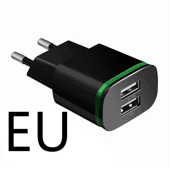 EU Charge Black ЕС 2 Plug Dual Порты Зарядное устройство для Xiaomi Redmi 5A 4A Note 4 4X5 Pro Plus S2 Зарядное устройство телефон Micro Usb кабель Мощность зарядки адаптер Быстрое зарядное устройство - Тип штекера: EU Charge Black