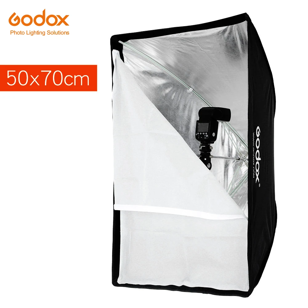 Зонт софтбокс Godox портативный 50*70 см 20*27 дюймов фотовспышка высокого качества для