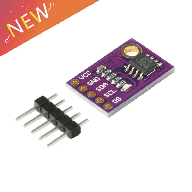 

5 Pcs/Lot LM75 LM75A Temperature Sensor High Speed I2C Interface Precision Development Board Module CJMCU-75