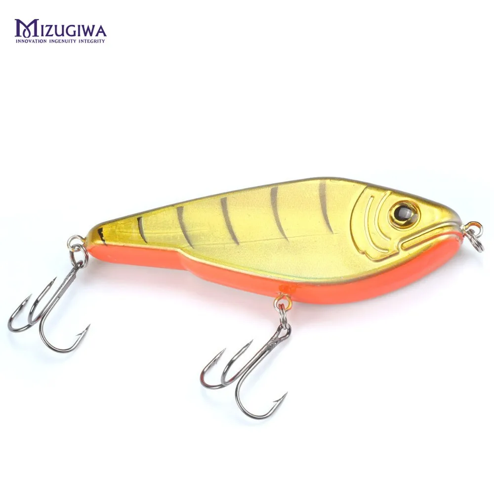 MIZUGIWA Pesca наконечниками Джеркбейт бустер большой VIB приманка крючки Mustad 50 г 120 мм