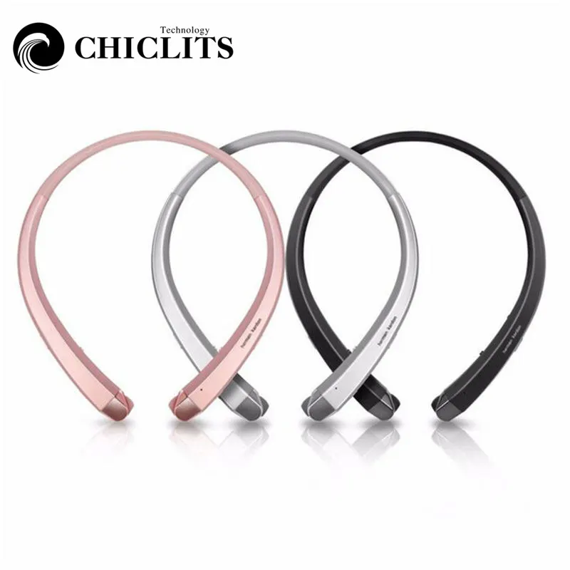 CHICLITS беспроводные Bluetooth наушники 910 Модные Портативные шейные стерео Бас