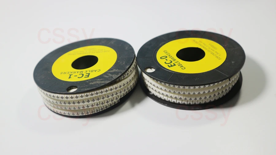 

freeshipping 1.5mm2 -6mm2 Grounding symbol circle cable marker sleeving
