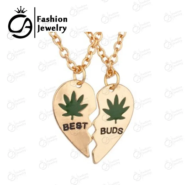 Модные ювелирные изделия лучшие бутоны BFF друзья сердце навсегда колье с узором в