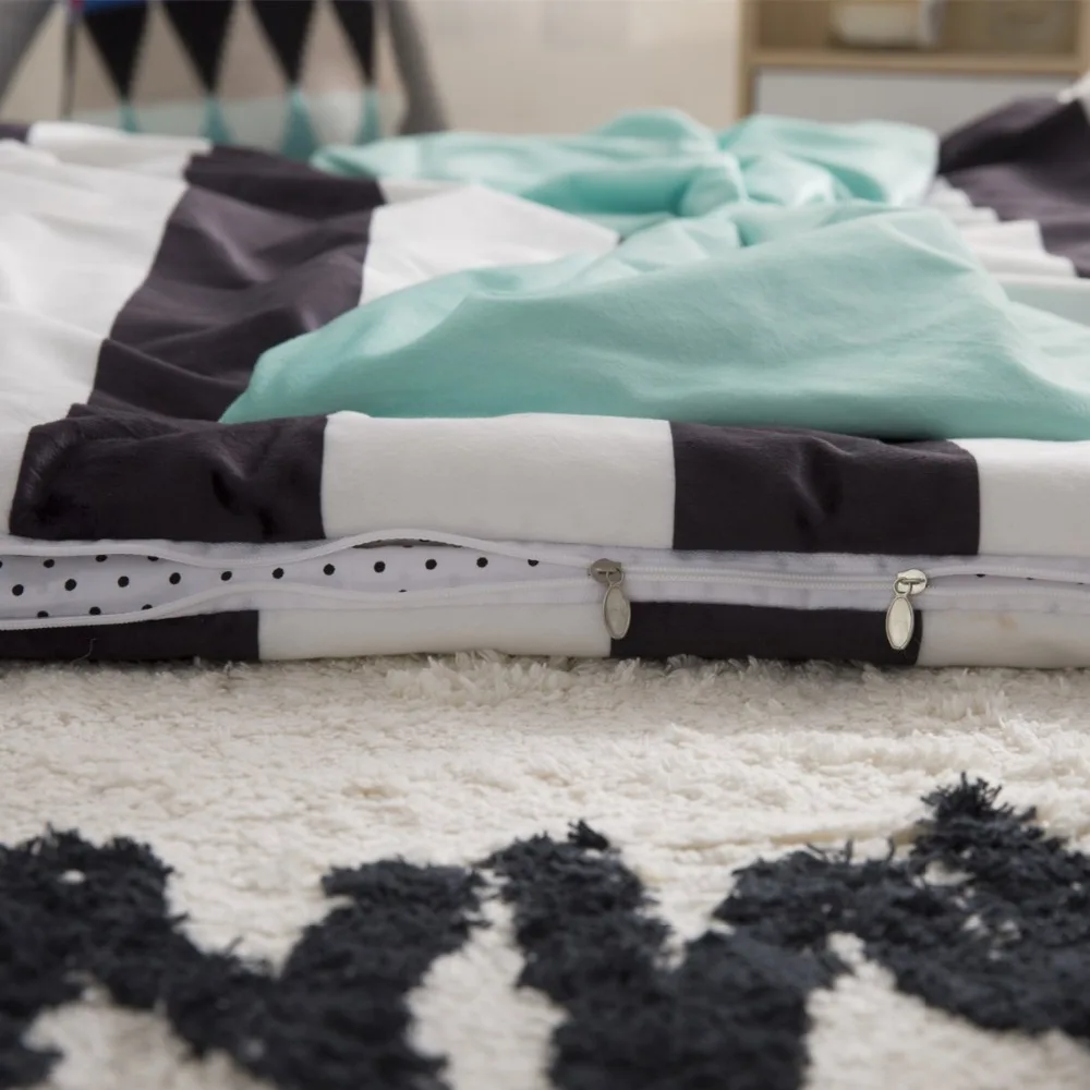 150cm*70cm Kid Sleeping Bag Thicken Quit with Pillow Warm Envelope for Bedroom Multifunctional Children Sleeping Bag