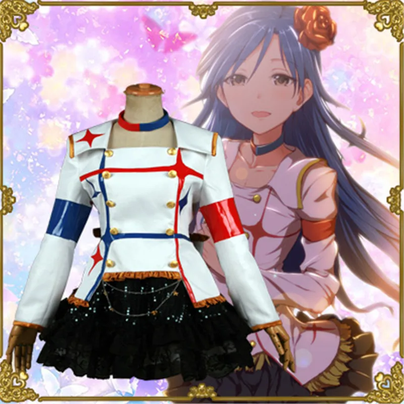 Новинка года костюмы косплэй аниме IDOLM@ STER платье Готический индивидуальный заказ партии D