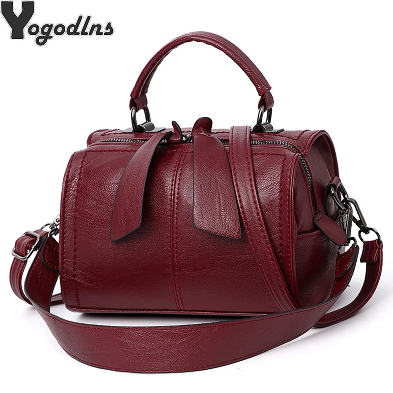 Сумка Bolsa Feminina, фирменная новинка, модная женская сумка-тоут с подушкой, сумка, высокое качество, искусственная кожа, одноцветные сумки через плечо